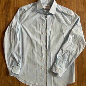 Goodfellow & Co. Men’s Light Blue Button Down Dress Shirt Size M 15–15.5 Neck